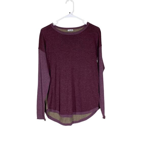 Smartwool Shadow Pine Colorblock Crew Sweater Size Small - Picture 1 of 12